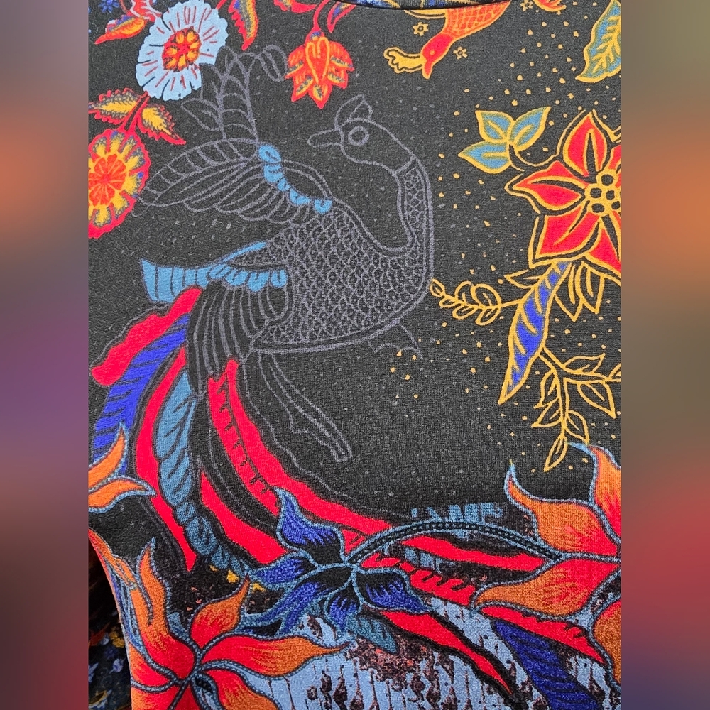 Bcbgeneration Colorful Batik Pattern Peacock & Fl… - image 6